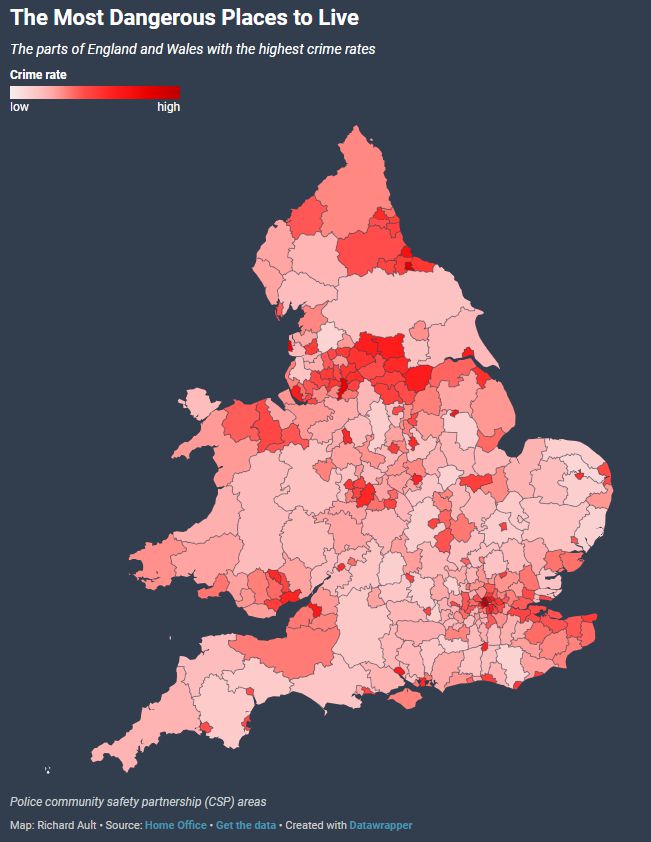 九游娱乐平台：赴英留学必看：英国各地区犯罪率盘点(图4)
