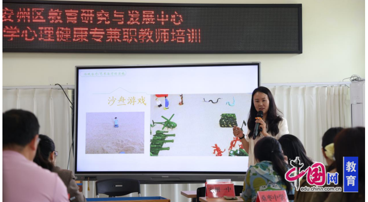 九游娱乐：秀水一小召开安州区中小学心理健康教师培训(图1)