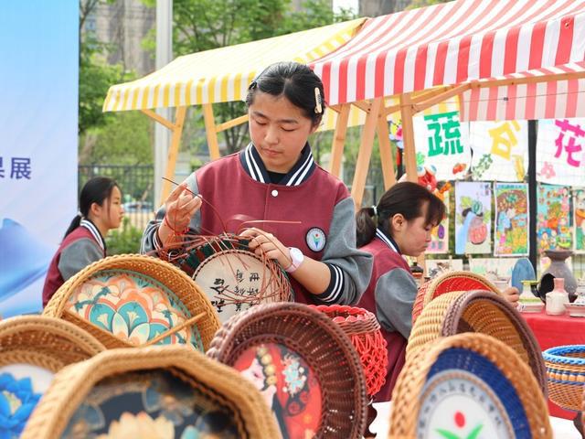九游娱乐平台：劳动让孩子拥有幸福生活的能力——合肥新站区中小学劳动教育成果展圆满举行(图13)