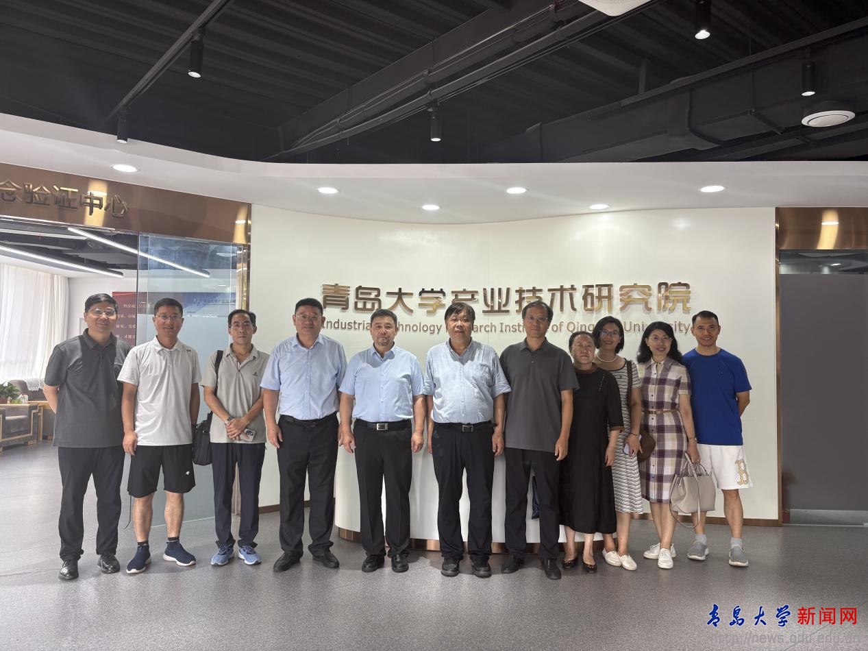 九游娱乐：九三学社青岛市委会教育专委会一行来校考察(图2)