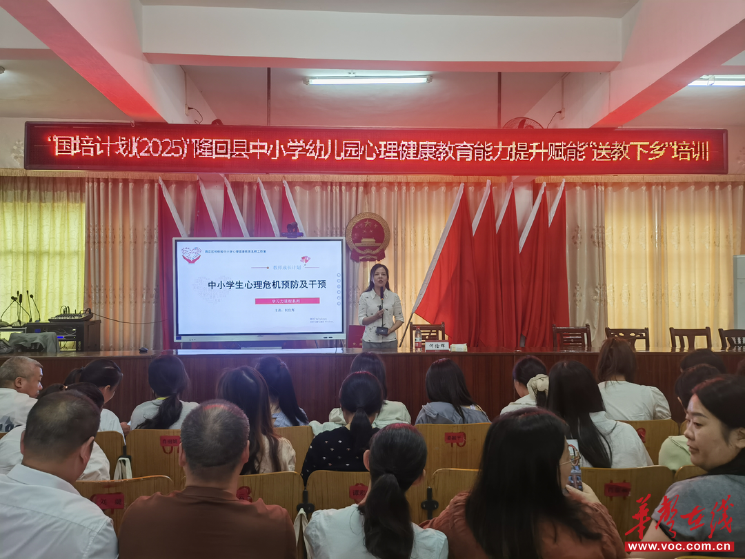 九游娱乐网站：“国培计划（2025）”心理健康教育能力提升培训送教隆回七江镇(图2)
