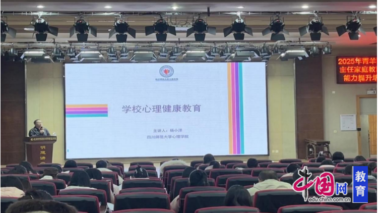 九游娱乐：成都青羊2025年新班主任家庭教育指导能力提升培训成功举办(图3)