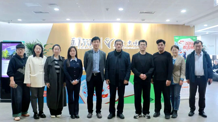 九游娱乐：教育学部赴山东新东方前途出国咨询有限公司开展访企拓岗活动(图1)